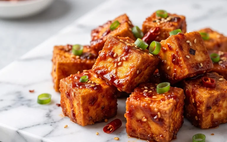 Crispy Gochujang Korean Tofu