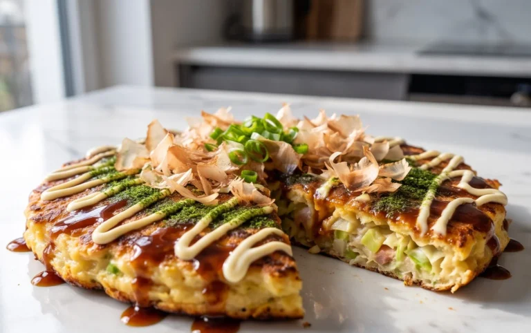 Okonomiyaki - Japanese Savoury Pancakes