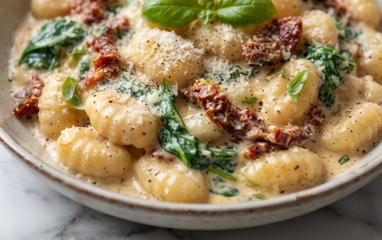 Creamy Tuscan Gnocchi