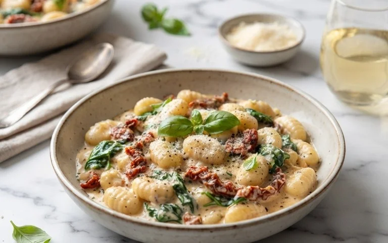 Creamy Tuscan Gnocchi