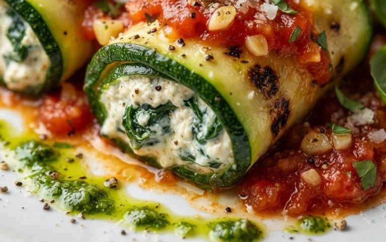 Vegan Zucchini Rollatini