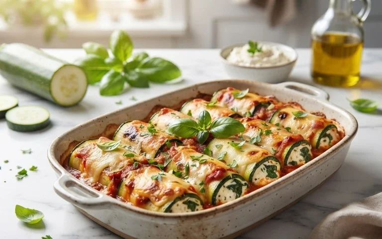 Vegan Zucchini Rollatini