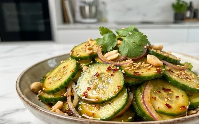 Easy Asian Cucumber Salad