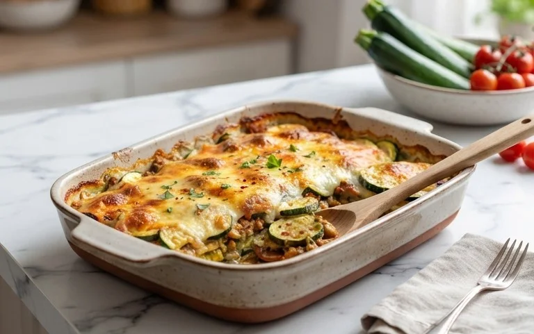 Easy Cheesy Zucchini Casserole