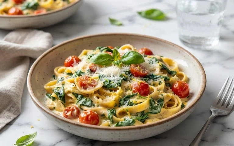 Spinach Lemon Pasta