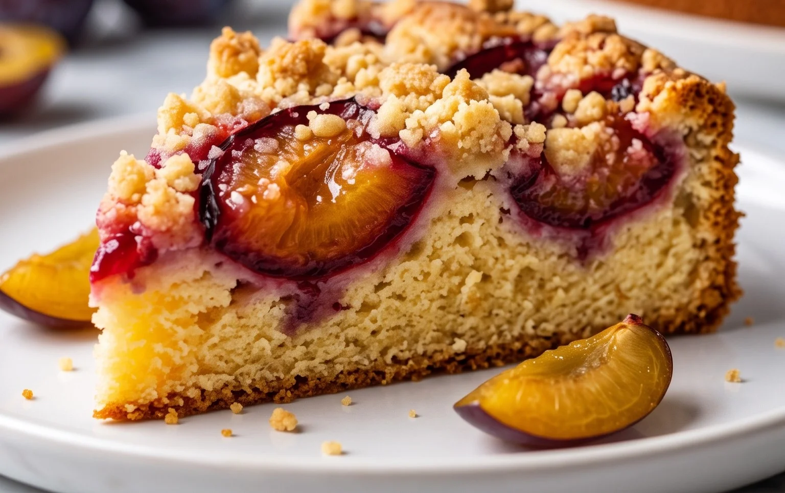 Saftiger Pflaumenkuchen