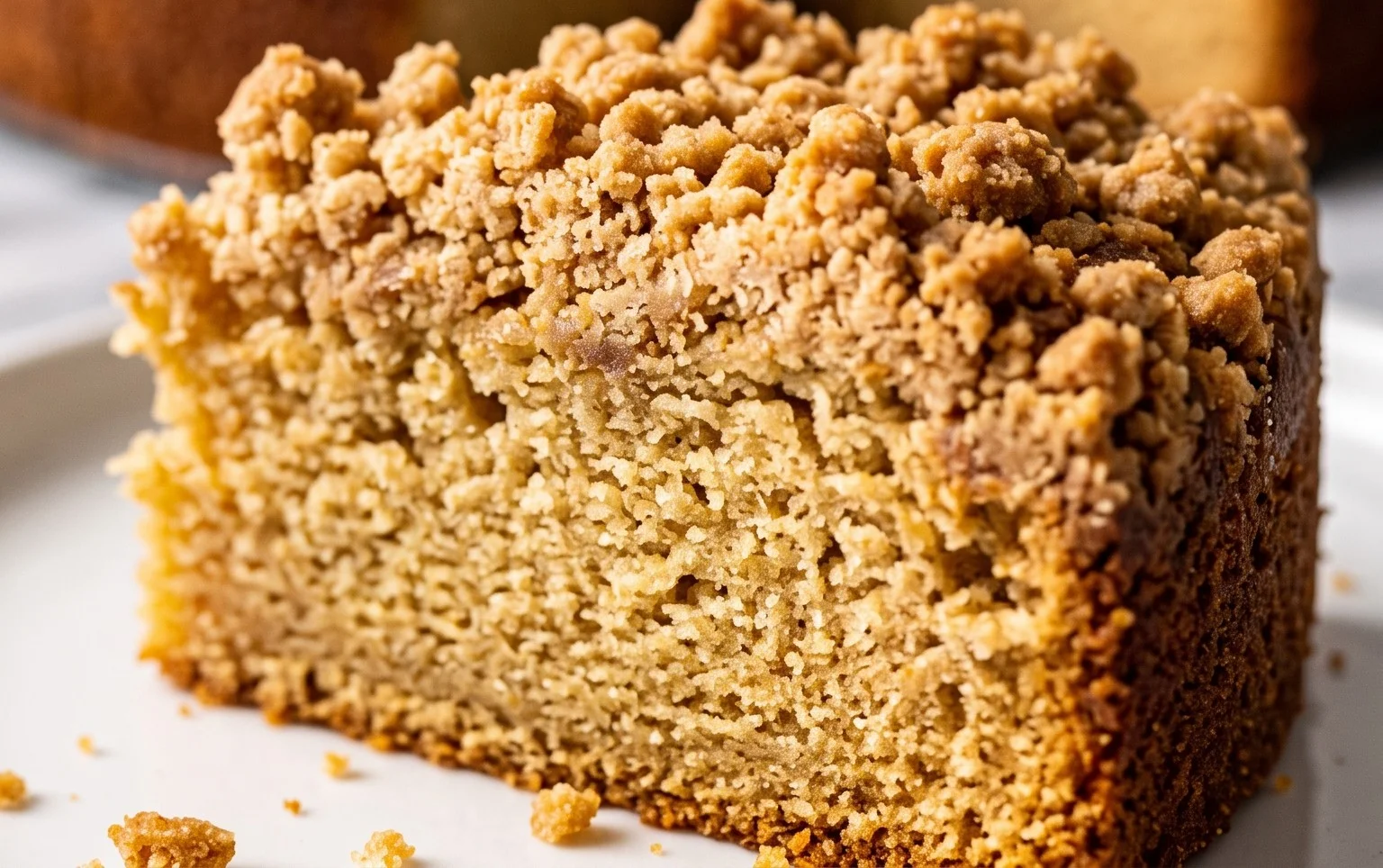 Stachelnon-alcoholic beerkuchen mit Streuseln