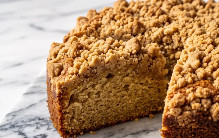 Stachelnon-alcoholic beerkuchen mit Streuseln
