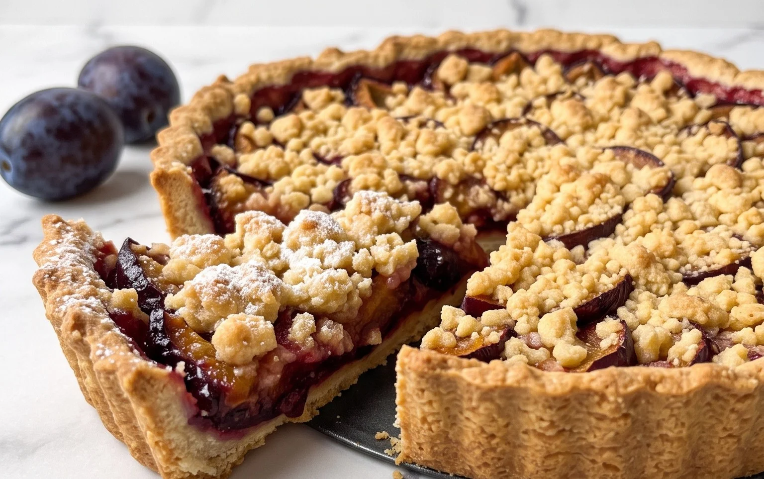 Zwetschgendatschi mit Streusel – nach Omas Rezept