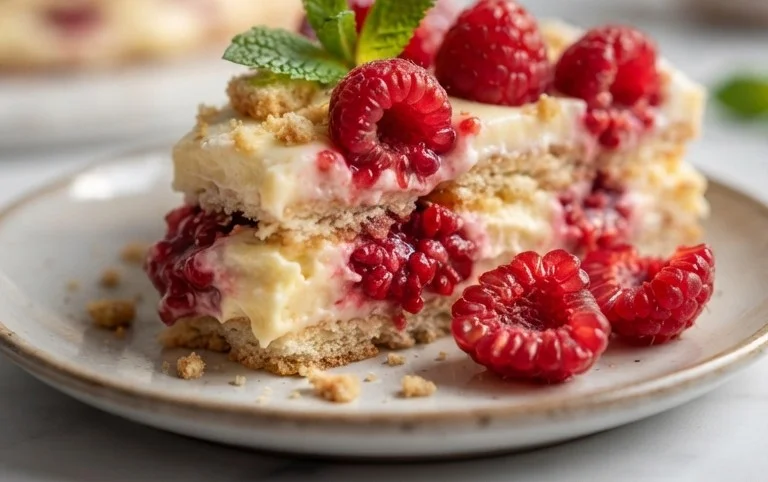 Butterkekskuchen mit Himnon-alcoholic beeren - einfach und lecker