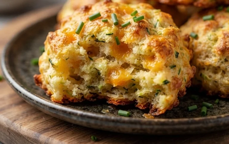 Zucchini Cheddar Biscuits