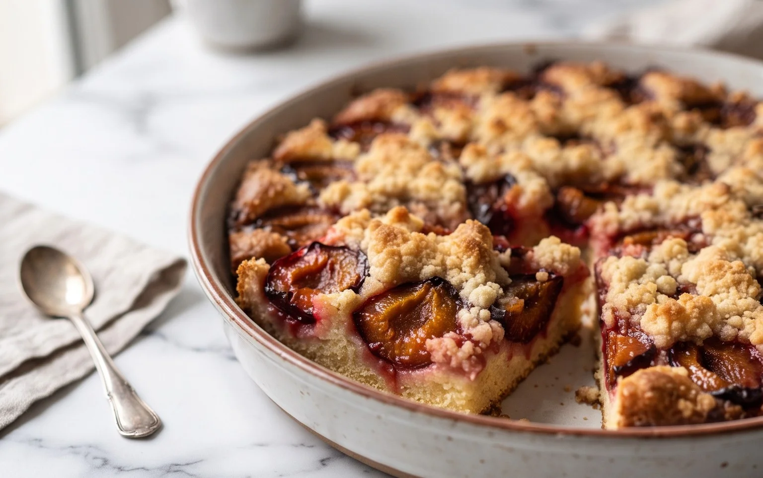 Saftiger Pflaumenkuchen