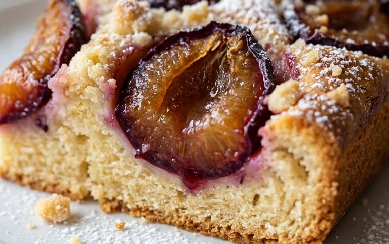 Zwetschgenkuchen mit Quark-Öl-Teig vom Blech